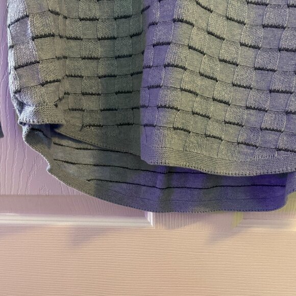 Blue Sweater with navy stripes, size M - Picture 2 of 5